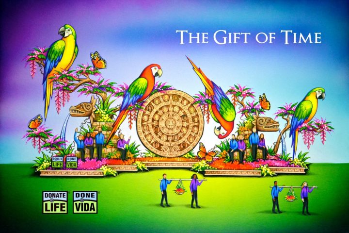 Donate Life Rose Parade Float, Gift of Time