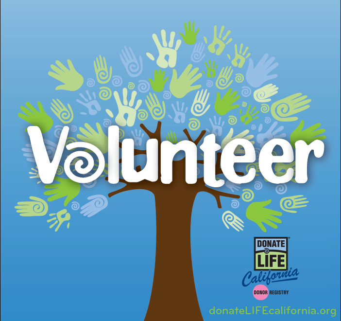 Ways to become a donate life organ donation volunteer