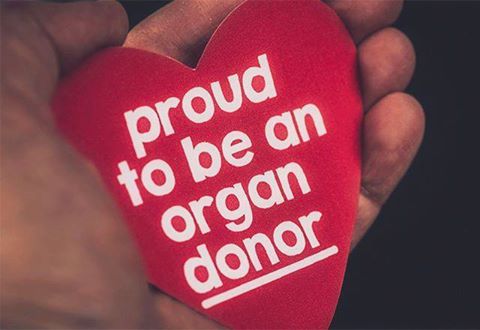 Proud to be an organ donor.